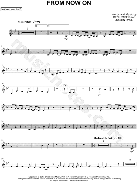 Collection: From Now On - F Instrument & Piano