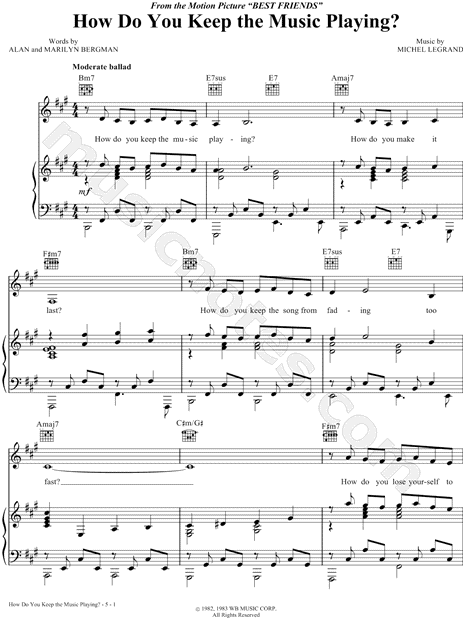 How Do You Keep the Music Playing?