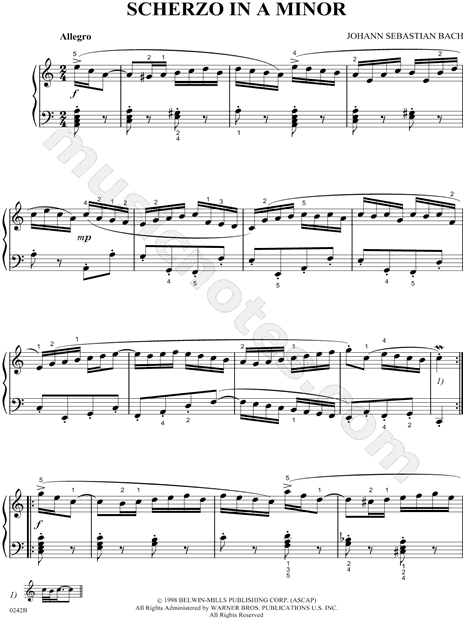 Scherzo in A Minor