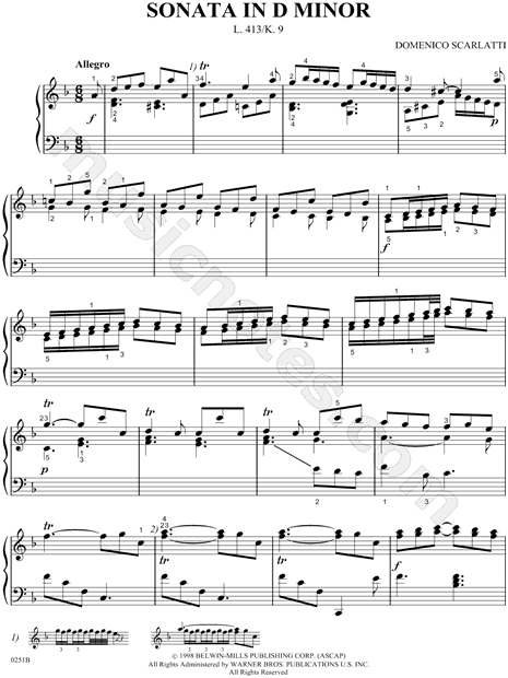 Sonata In D Minor