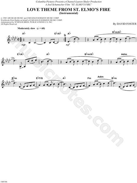 Love Theme From St. Elmo's Fire