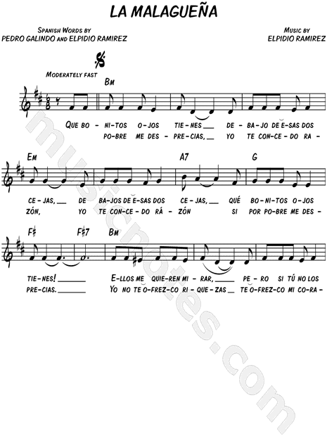 Malagueña Salerosa (La Malagueña)