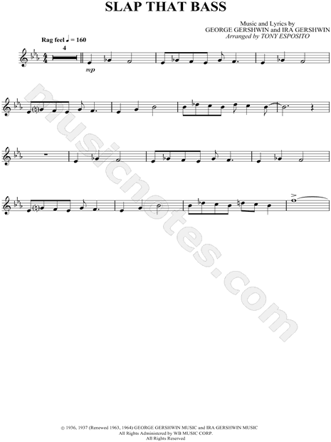 Slap That Bass - Flute