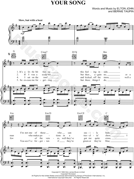 Your Song