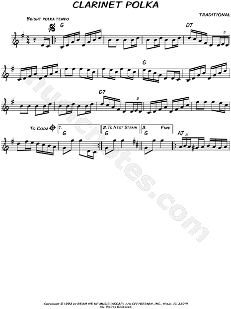 Clarinet Polka