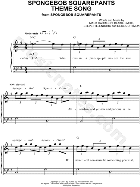 SpongeBob SquarePants Theme Song