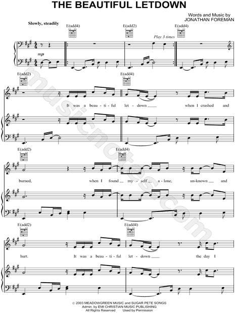 The Beautiful Letdown