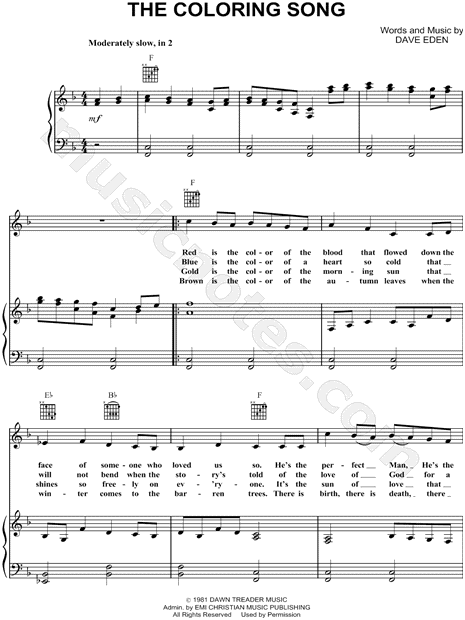 The Coloring Song