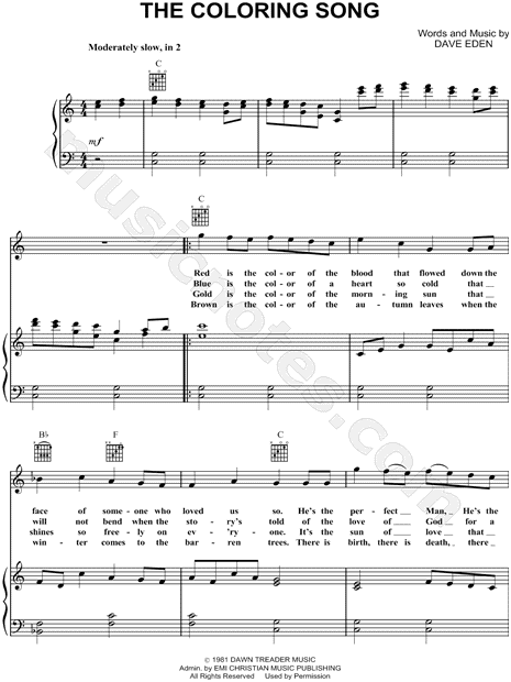 The Coloring Song