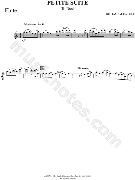 Petite Suite - Flute Part