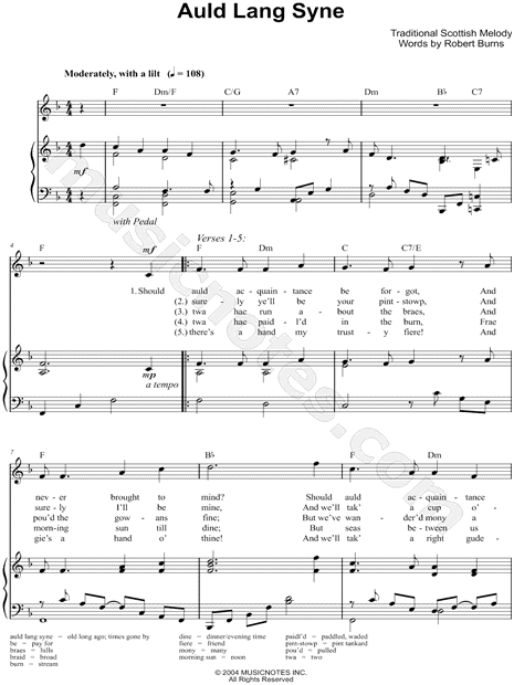 Auld Lang Syne