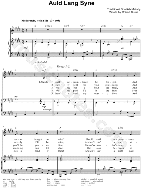 Auld Lang Syne