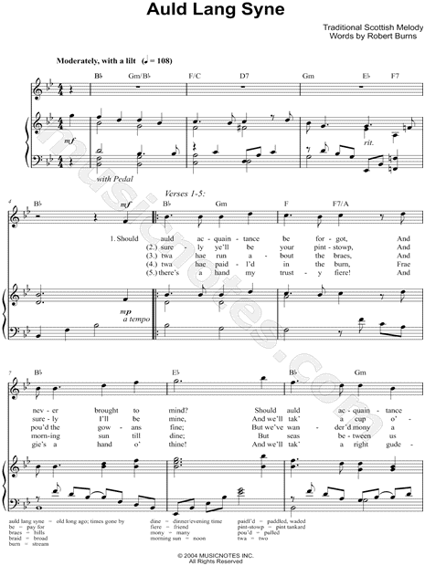 Auld Lang Syne