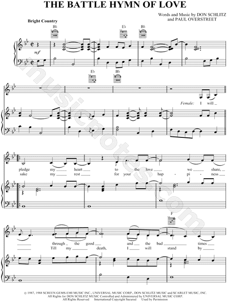 The Battle Hymn of Love