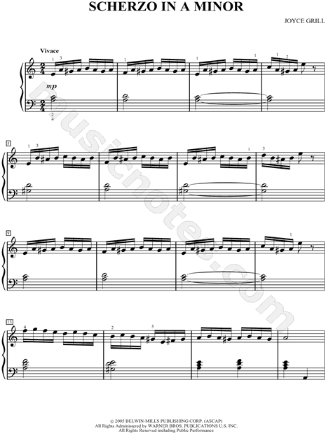 Scherzo In a Minor