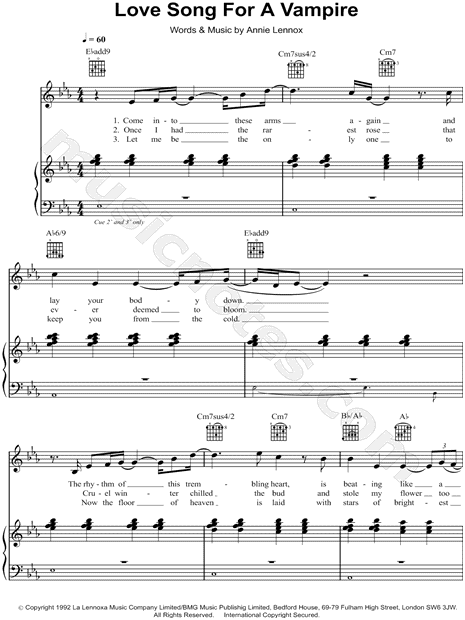 Love Song for a Vampire