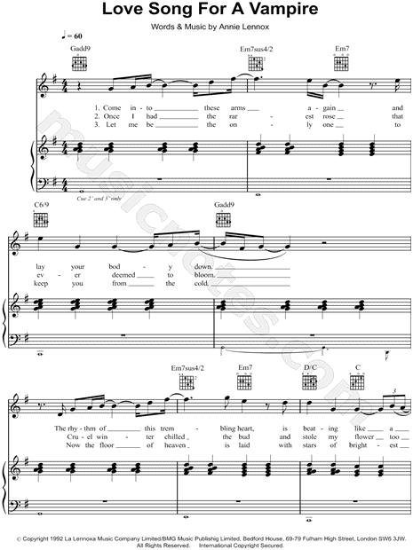 Love Song for a Vampire