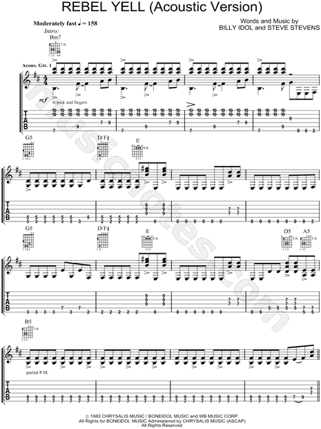Rebel Yell (Acoustic Version)