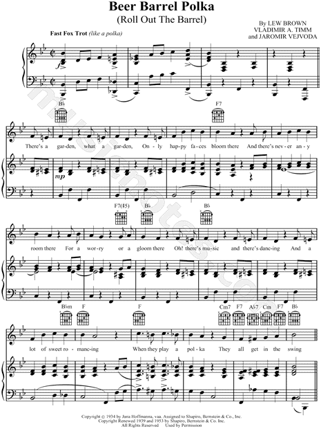 Beer Barrel Polka