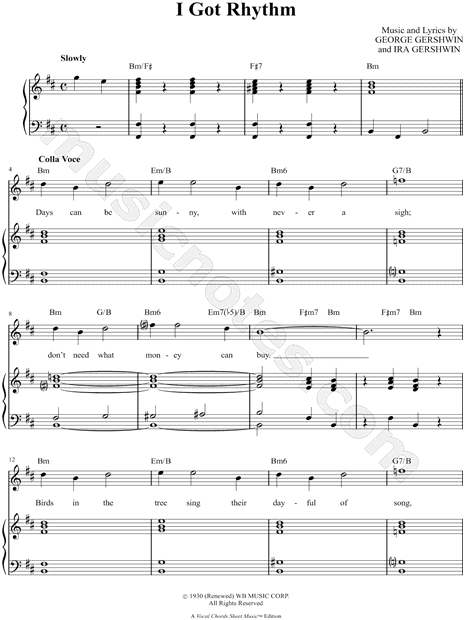 I Got Rhythm