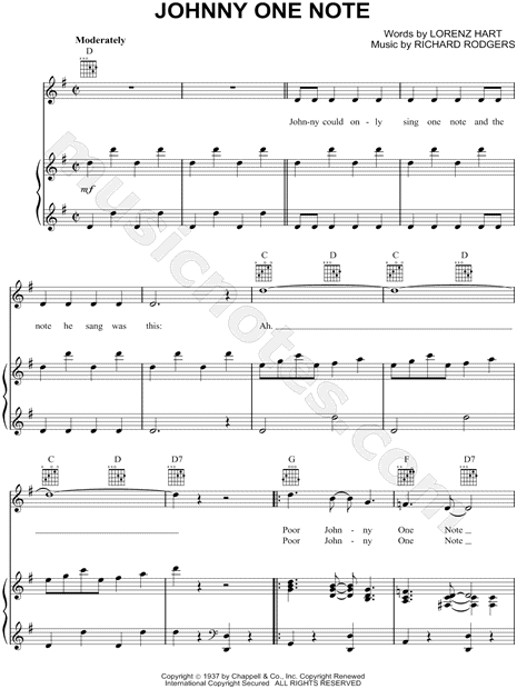 Johnny One Note