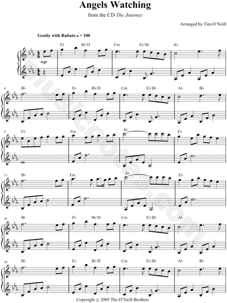 Angels Watching (Piano)