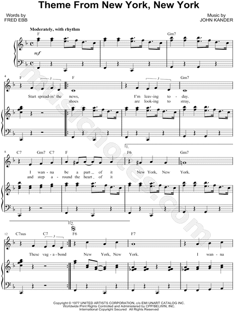 Theme from New York, New York