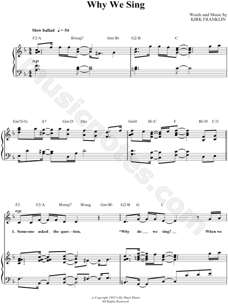 Why We Sing