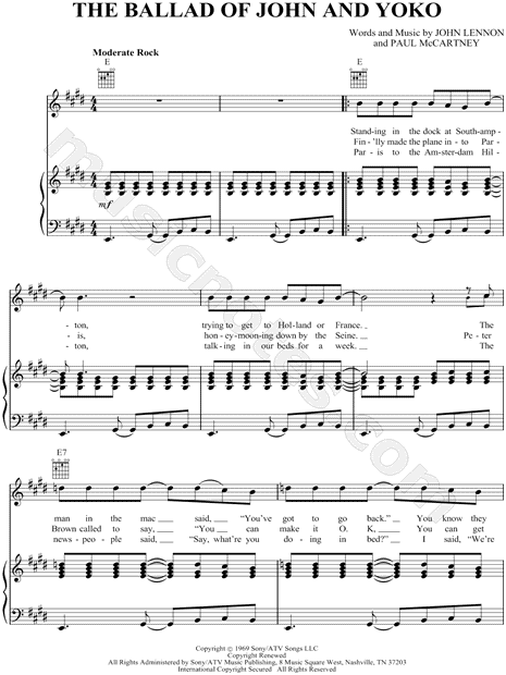 The Ballad of John and Yoko