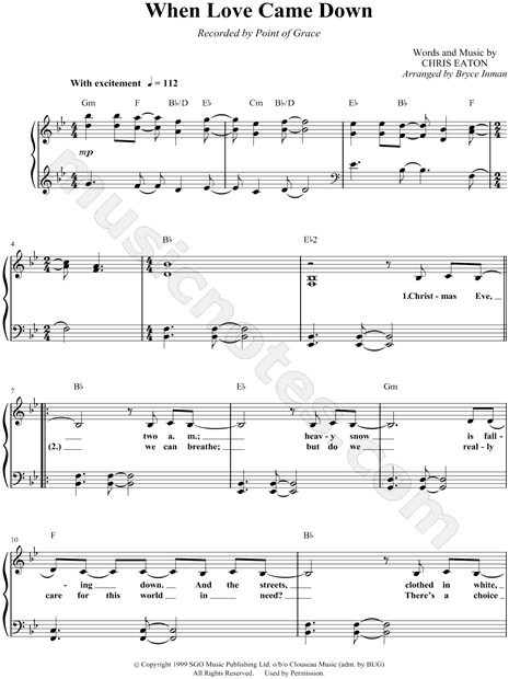 When Love Came Down