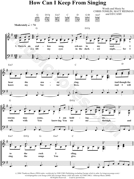 How Can I Keep from Singing
