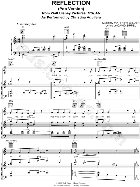 Reflection (Pop Version)