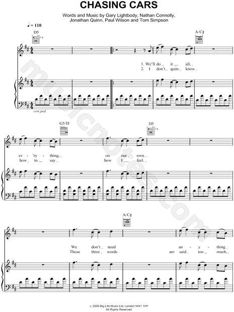 Chasing Cars