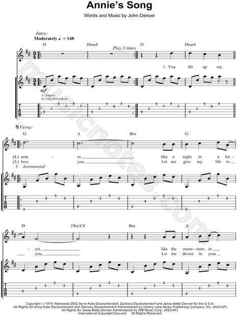 Annie's Song