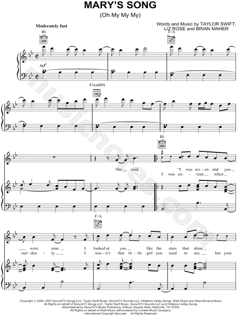 Mary's Song