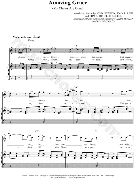 Amazing Grace (My Chains Are Gone)