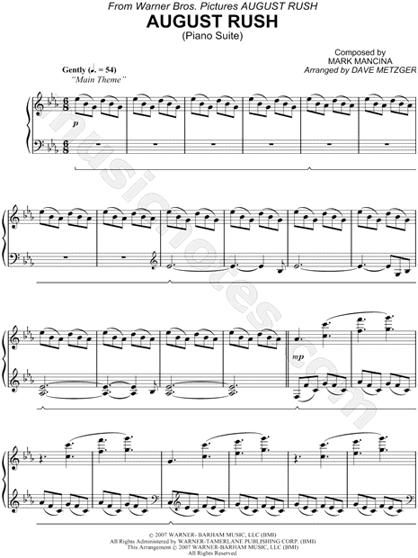 August Rush (Piano Suite)