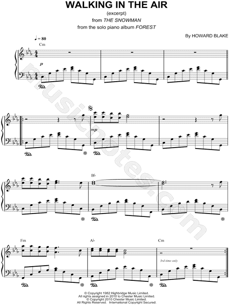 Walking in the Air (Excerpt)