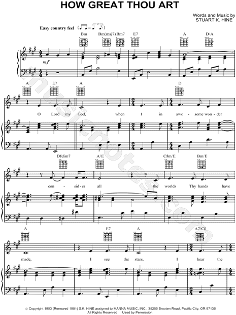 How Great Thou Art