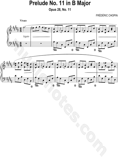 Prelude No. 11 In B Major