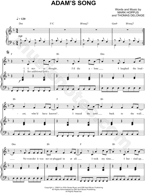Adam's Song