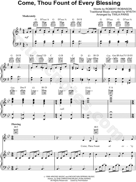 Come, Thou Fount of Every Blessing