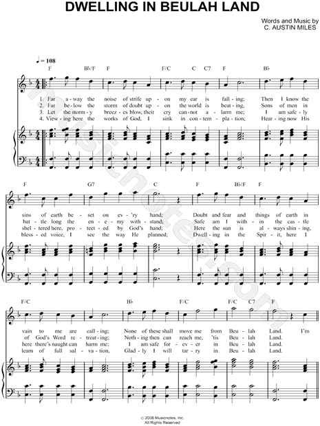 Dwelling In Beulah Land