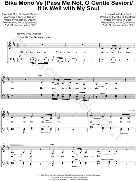 Bika Mono Ve (Pass Me Not, O Gentle Savior) / It Is Well With My Soul