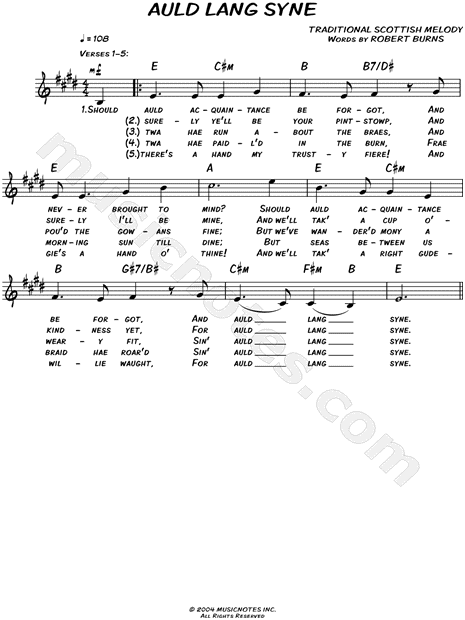 Auld Lang Syne