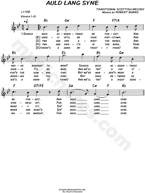 Auld Lang Syne