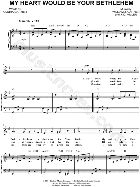 My Heart Would Be Your Bethlehem