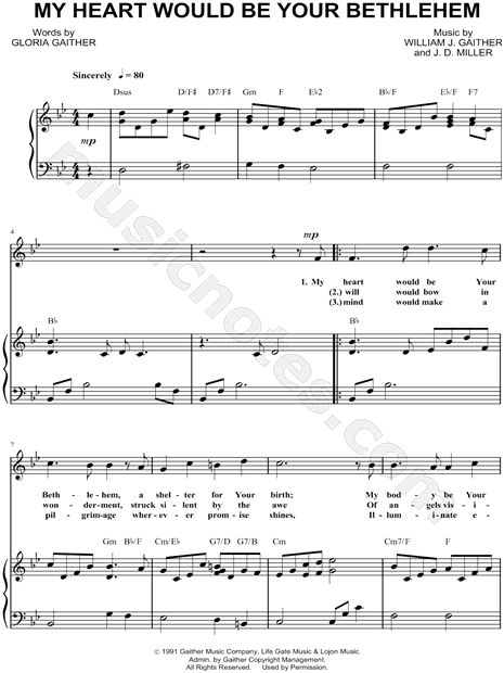 My Heart Would Be Your Bethlehem