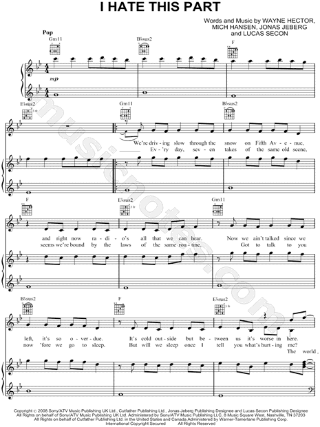 I Hate This Part