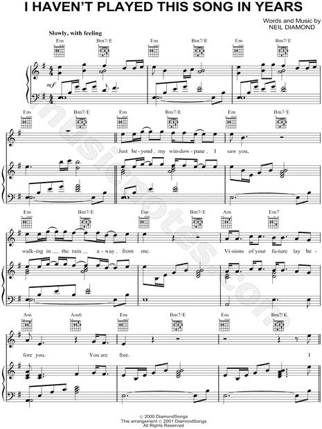 I Haven't Played This Song In Years